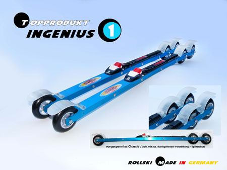 INGENIUS 1 - Skating Rollski mit 3 Rdern