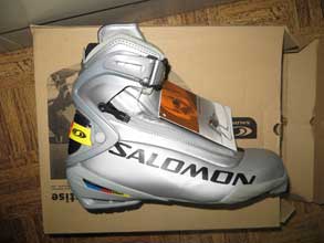 Salomon Carbon Pro Skate - in silber Gr. 8,5 Einzelstück SNS/Pilot